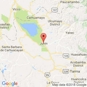 Localización de Junín en Junín