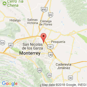 Localización de Apodaca en Nuevo León