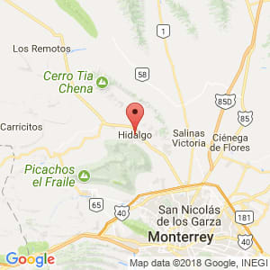 Localización de Hidalgo en Nuevo León
