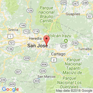 Localización de Granadilla en San José