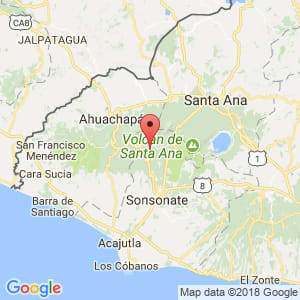 Localización de Juayúa en Sonsonate