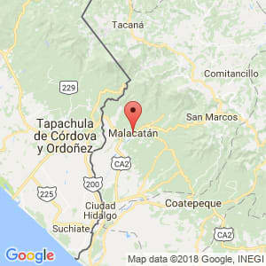 Localización de Malacatán en San Marcos