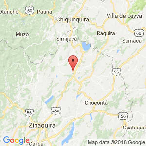 Localización de Ubaté en Cundinamarca