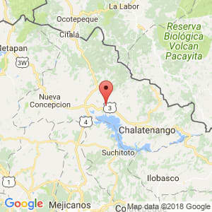 Localización de El Paraíso en Chalatenango