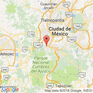 Localización de Magdalena Contreras en Distrito Federal