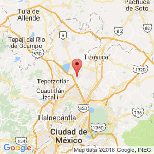 Localización de Nextlalpan en México