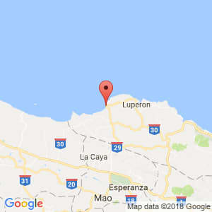Localización de La Isabela en Puerto Plata