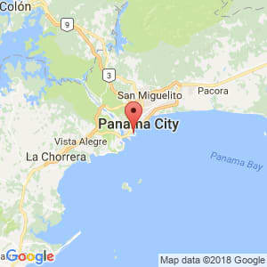 Localización de San Felipe en Panamá
