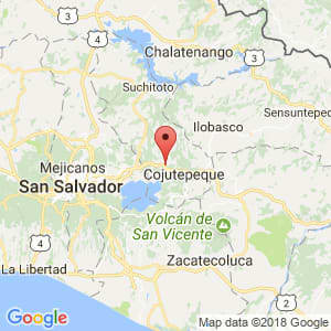 Localización de Santa Cruz Michapa en Cuscatlán