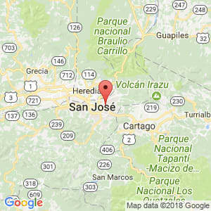 Localización de Mercedes en San José