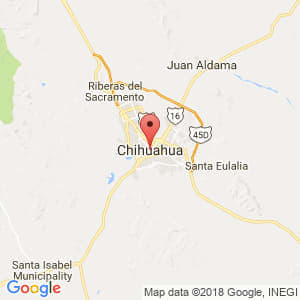 Localización de Chihuahua en Chihuahua
