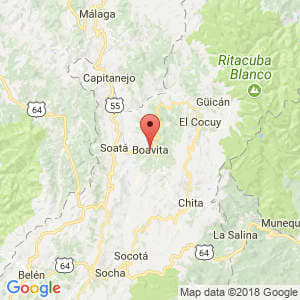 Localización de Boavita en Boyacá