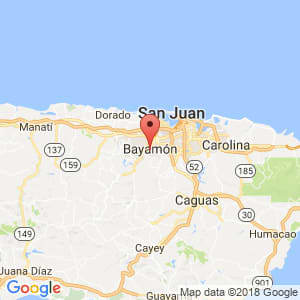 Localización de Bayamón en Guayama