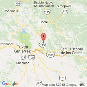 Localización de Ixtapa en Chiapas