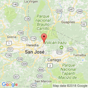 Localización de Moravia en San José