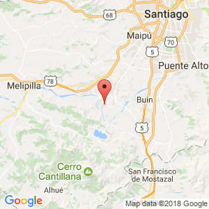 Localización de Isla de Maipo en Metropolitana de Santiago