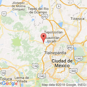 Localización de Nicolás Romero en México