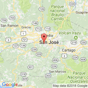 Localización de Escazú en San José