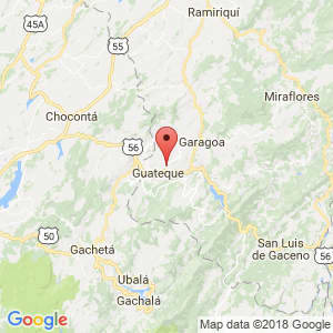 Localización de Sutatenza en Boyacá