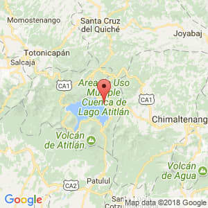Localización de Santa Catarina Palopó en Sololá