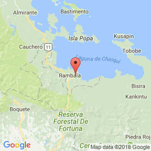 Localización de Chiriquí Grande en Bocas del Toro
