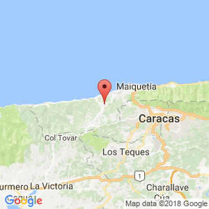 Localización de Carayaca en Vargas