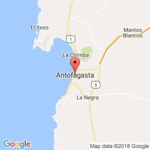 Localización de Antofagasta en Antofagasta