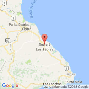 Localización de Guararé en Los Santos