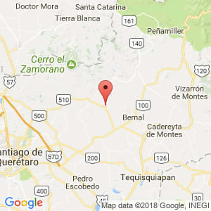Localización de Colón en Querétaro