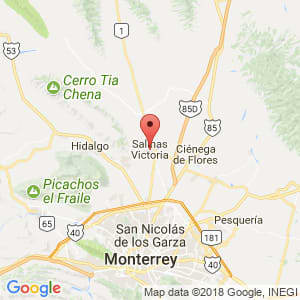 Localización de Salinas Victoria en Nuevo León