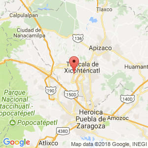 Localización de San Damián Texoloc en Tlaxcala