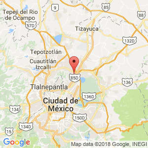 Localización de Ecatepec de Morelos en México