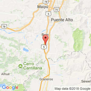 Localización de Paine en Metropolitana de Santiago