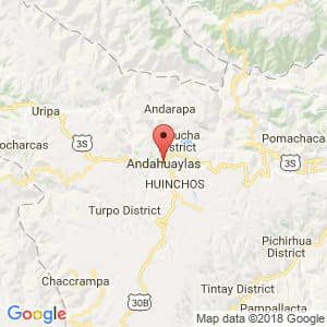 Localización de Andahuaylas en Apurímac