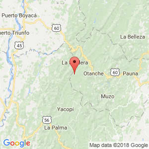 Localización de Buenavista Boyaca en Boyacá