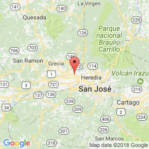 Localización de Ciudad de Alajuela en Alajuela