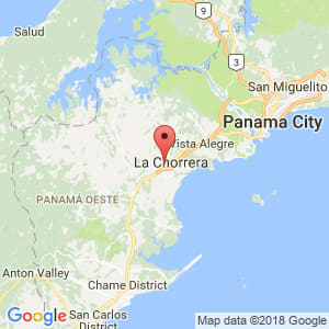 Localización de Barrio Balboa en Panamá Oeste