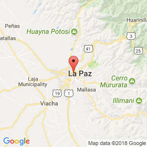 Localización de Desaguadero en La Paz