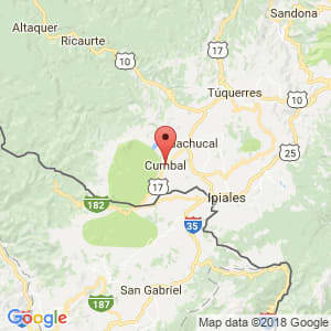 Localización de Cumbal en Nariño