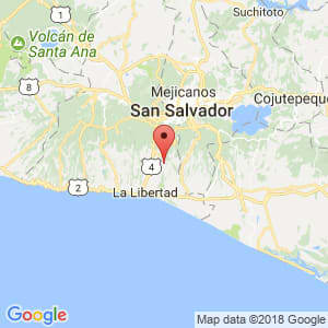 Localización de San José Villanueva en La Libertad