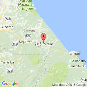 Localización de Batán en Limón