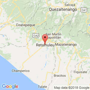 Localización de Retalhuleu en Retalhuleu