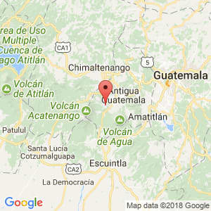 Localización de San Miguel Duenas en Sacatepéquez