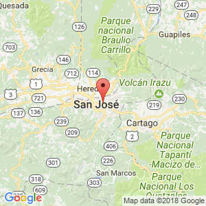 Localización de San Francisco de Goicoechea en San José