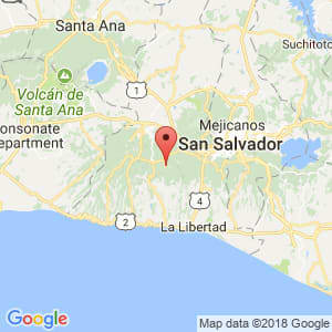 Localización de Comasagua en La Libertad