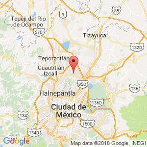 Localización de Coacalco de Berriozábal en México