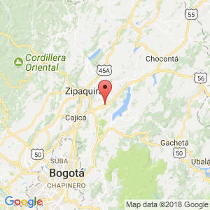 Localización de Tocancipá en Cundinamarca