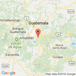 Localización de Villa Canales en Guatemala