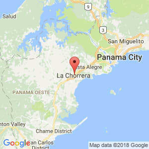 Localización de Barrio Colón en Panamá Oeste