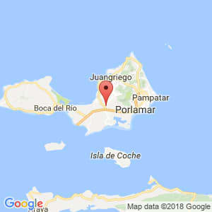 Localización de El Espinal en Nueva Esparta